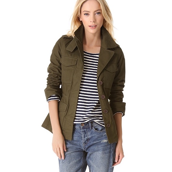 madewell surplus jacket foliage green